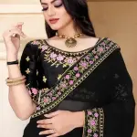 Comfortable Party Wear Silk Saree