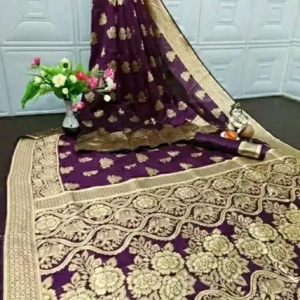  New design fancy bridal saree