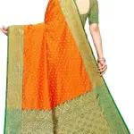  Banarasi Banarasi Silk Green Jacquard Saree