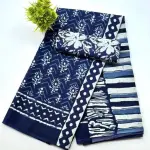  Jaipuri Hand Block Printed Daily Wear Soft Cotton Mulmul Saree