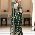  Woven BanarasiSilk Jacquard Saree
