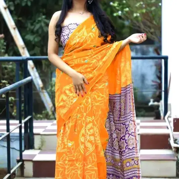  Cotton Patola Saree for Women