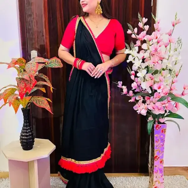 Trendy georgette saree