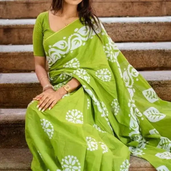 Printed Cotton saree