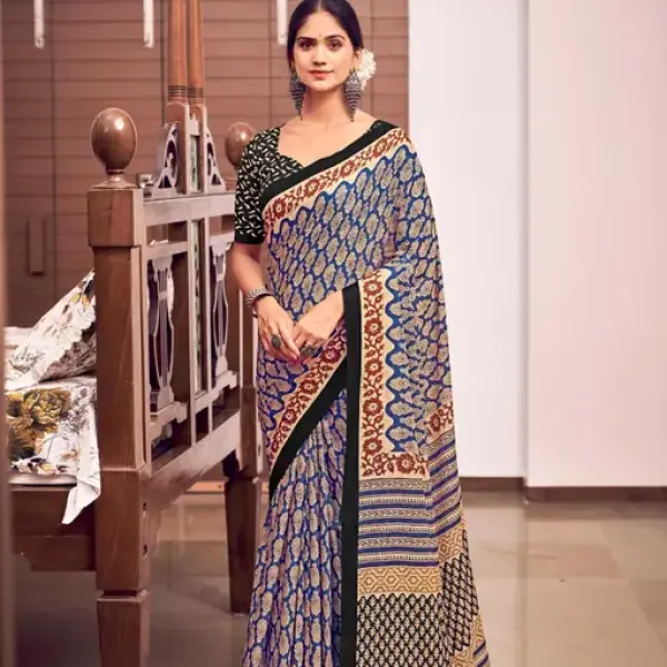Printed Cotton Saree