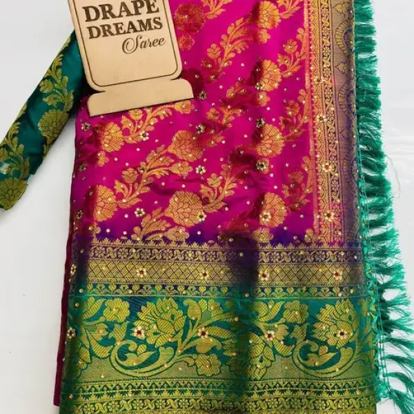 Women's Banarasi Balaton Silk Saree