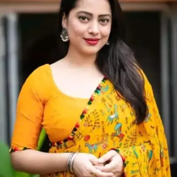 Semi Poly Georgette Saree