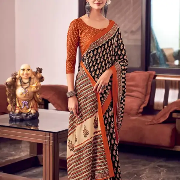 Printed Cotton Saree