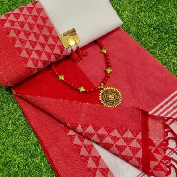 Cotton silk handloom