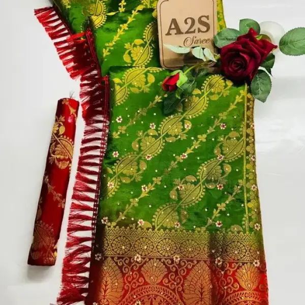 Women's Banarasi Balaton Silk Saree