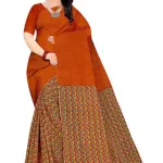  Elegant Half-Half Cotton Saree