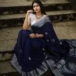  Banarasi Lichi Silk Jecqurd Saree