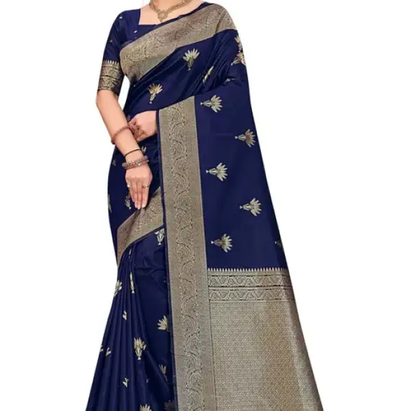 Women's Banarasi Kanjivaram Silk Saree
