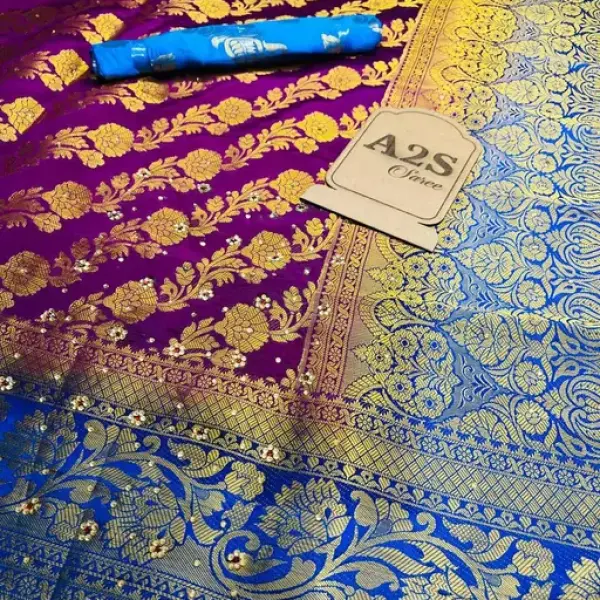 Women's Banarasi Balaton Silk Saree