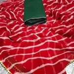 Women's Lehariya Printed Saree