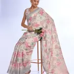  Printed Linen Saree