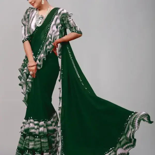 Georgette Saree With Blouse