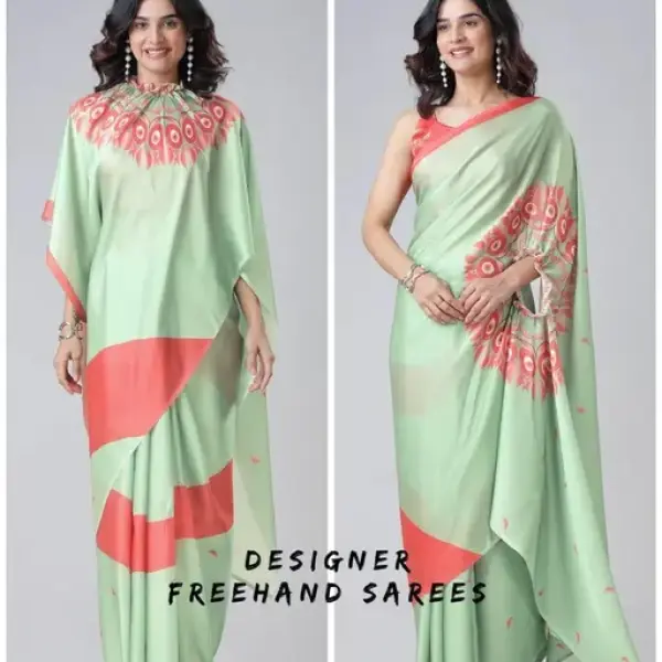 Digital print saree for women