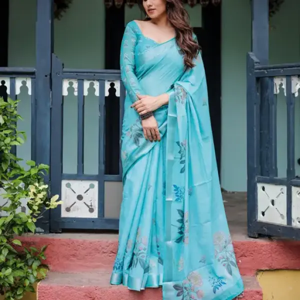 Traditional Stylish Partywear Saree