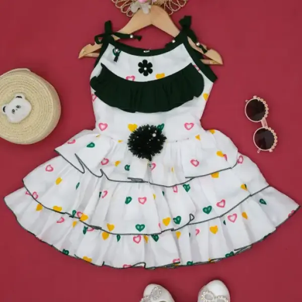 Trendy Flawsome Elegant Girls Frocks & Dresses Black