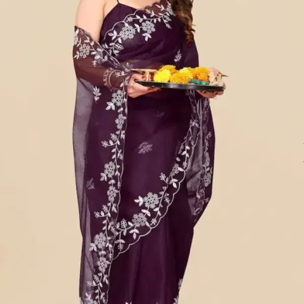  Superb Premium Quality Party Wear Twill Saree