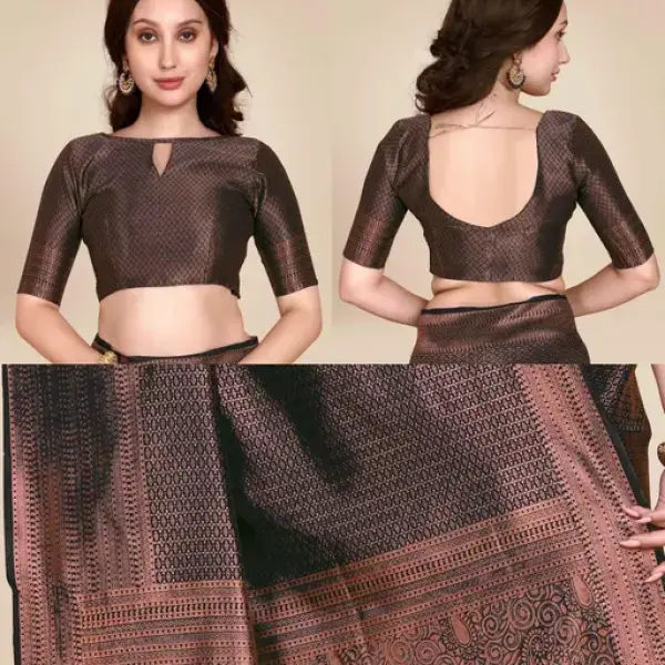 Original Sareeko Brand Premium Soft Silk Saree