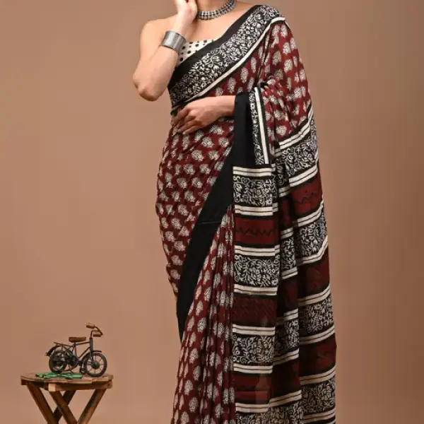  FANCY COTTON MULMUL SAREE