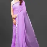  NEW FENCY GEORGETTE CUT WORK SAREE