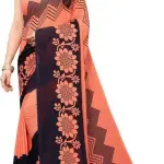  Kanooda Prints Fancy Women's Georgette Printed Saree