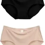 Women Cotton Silk Seamless Panty Combo Set