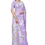  BROYAAR SHOP Jamdani Designer Cotton Blend Silk Saree