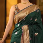  Banarasi Lichi Silk Jecqurd Saree