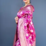  Embellished Jacquard Designer Banarasi silk Saree