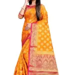  WOVEN KANJIVARAM SILK SAREE, BANARASI SILK SAREE