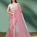  SUPERNET BEADS AND STONE SAREE