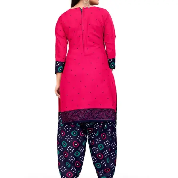 Anny Deziner Women's Cotton Printed Salwar Suit & Dupatta Sets With Ineer (Ready To Wear)