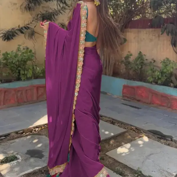Women's Trending Georgette Saree