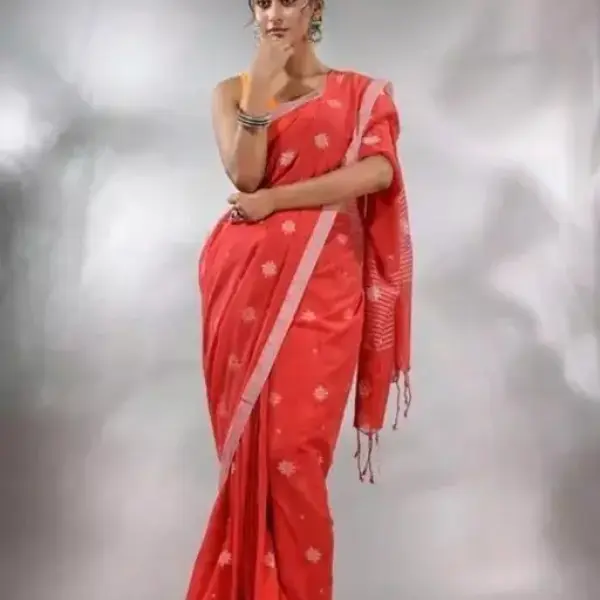  100% khadi cotton saree