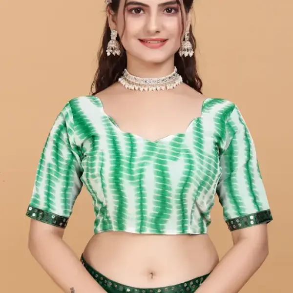 Women's ruffle saree