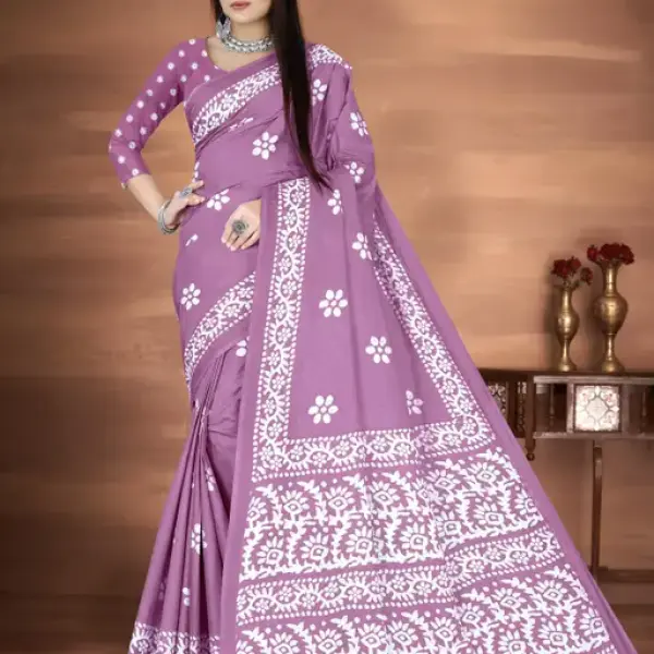  Exclusiv stylish pure cotton saree