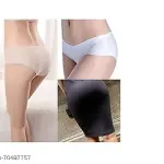 Women Cotton Silk Seamless Panty Combo Set