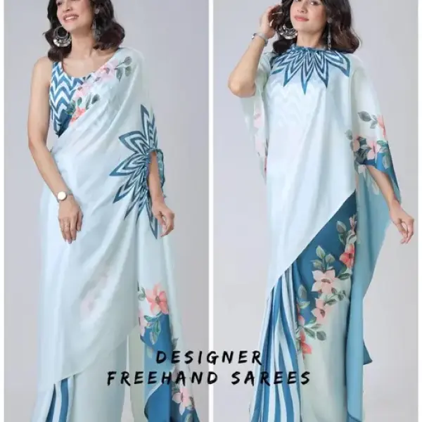 Digital print saree for women