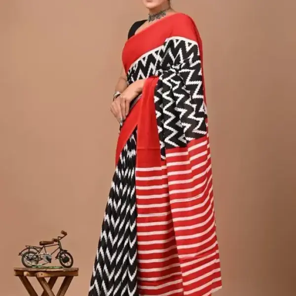 Women's PURE COTTON Saree