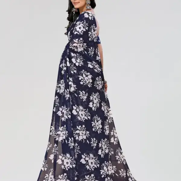  Daily Wear - Printed - Georgette Saree