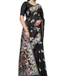  BROYAAR SHOP Jamdani Designer Cotton Blend Silk Saree