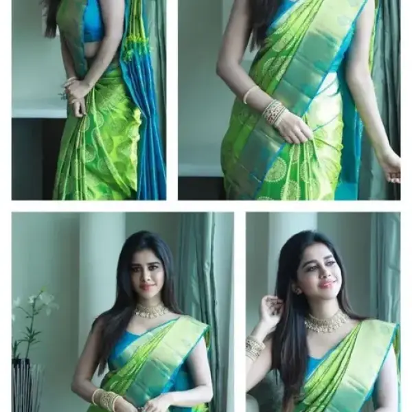 Nabha Natesh Celebrity Special Silk Saree