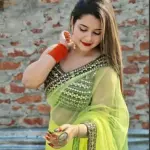 Women's FANCY MIRROR Saree
