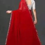  NEW FENCY GEORGETTE CUT WORK SAREE