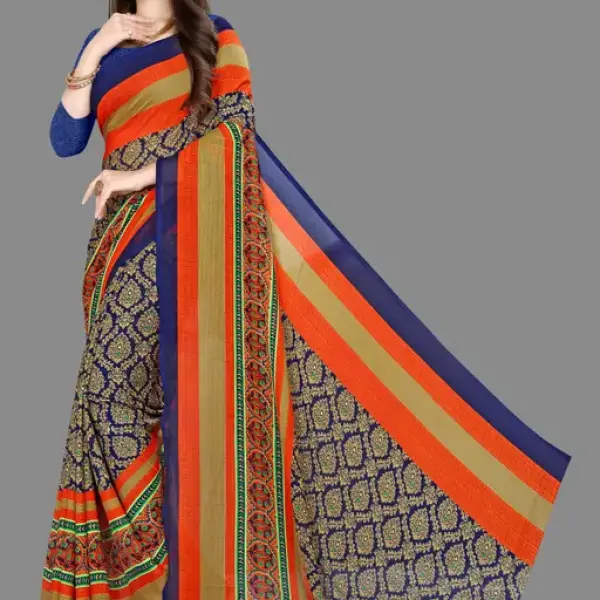  Printed, Daily wear, Georgette Saree