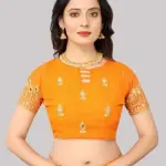 EMBROIDERY MIRROR SAREE